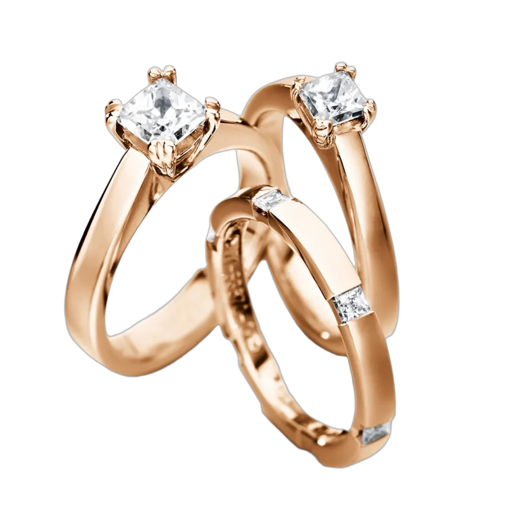 Furrer Jacot Women's Ring Virelle 750 Rose Gold | Diamond 0.25 – 1.00 ct