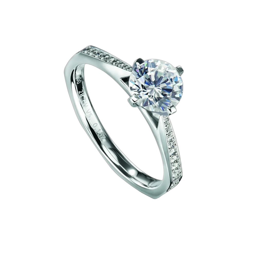 Furrer Jacot Women's Ring Montessa 750 White Gold | 26 Brilliant-Cut Diamonds