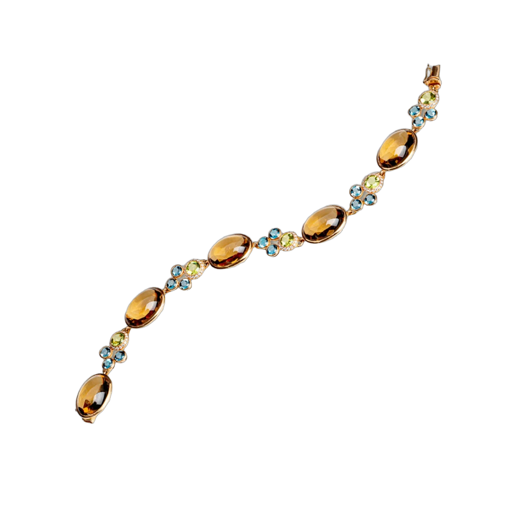 Takara Bracelet with honey quartzes