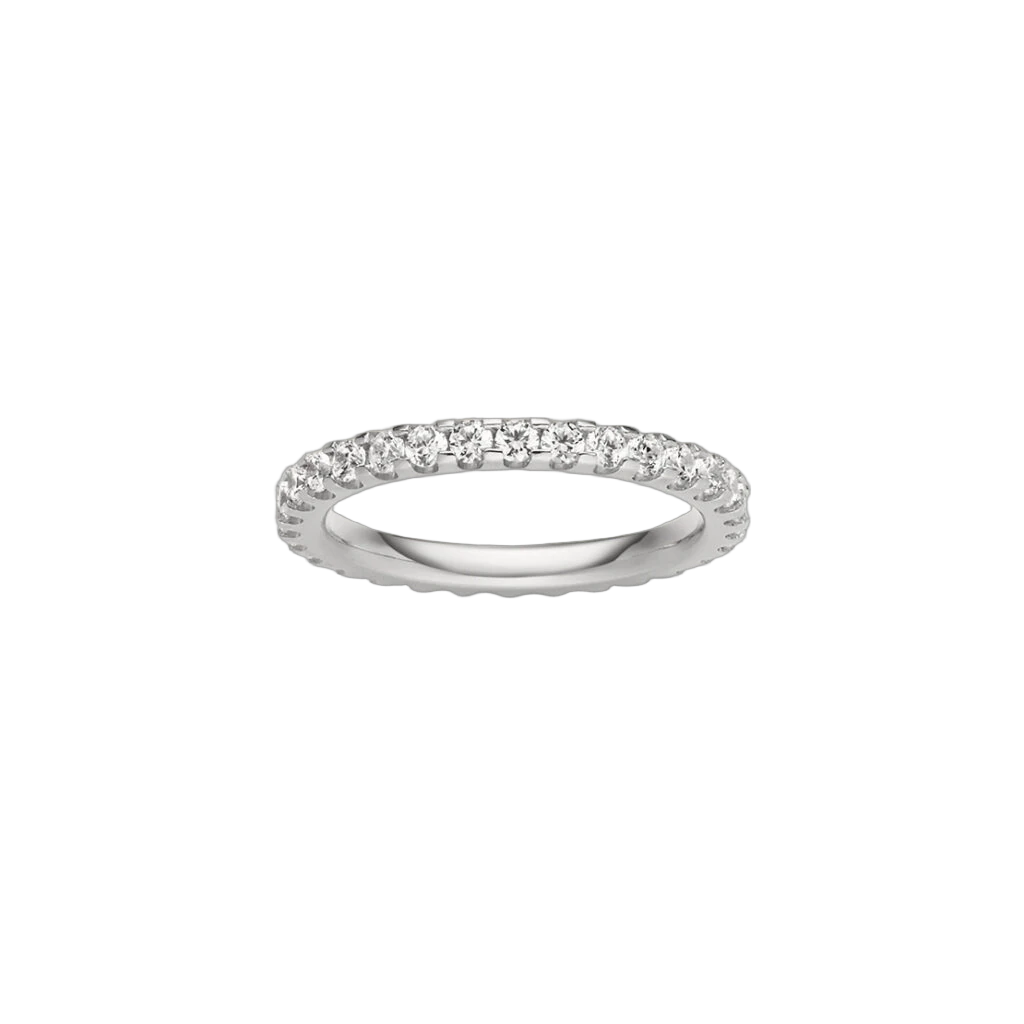 Crab Eternity Ring with Brilliant-Cut Diamonds