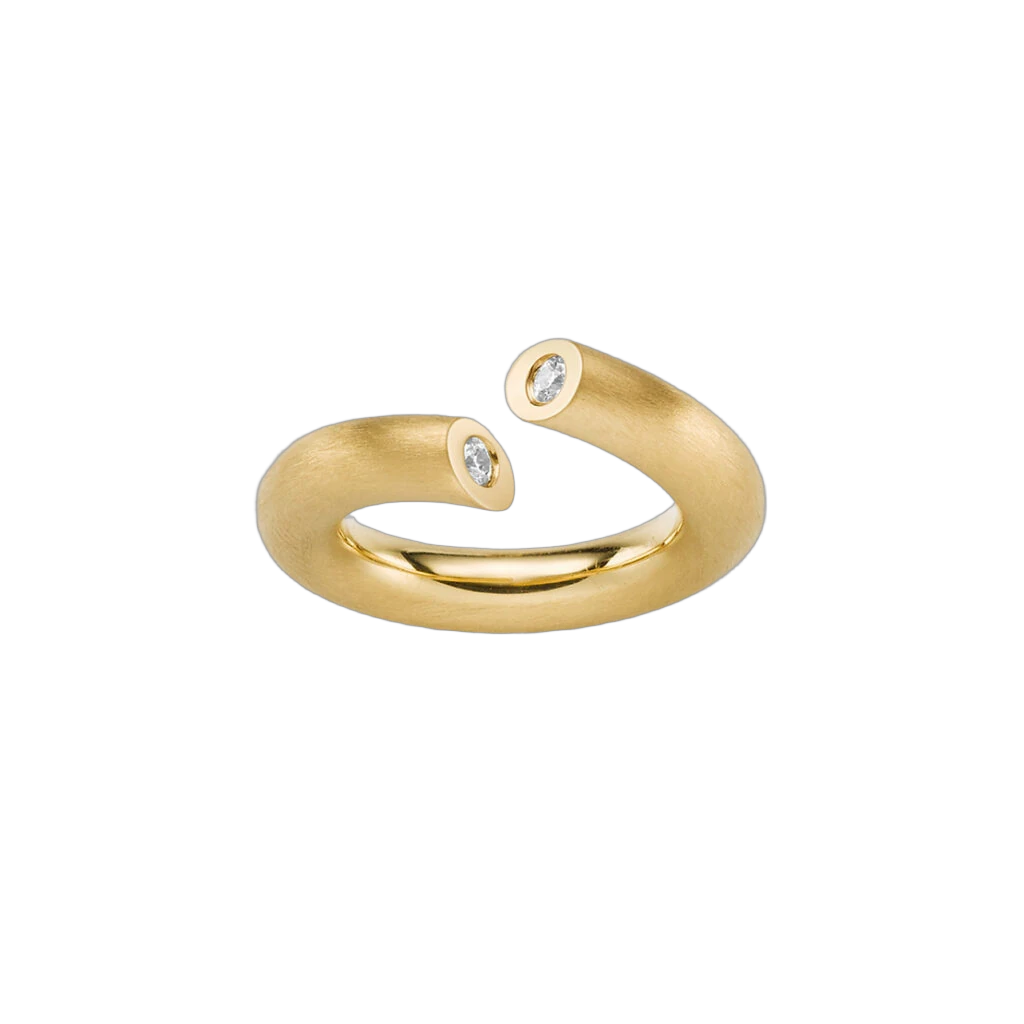 Tanett Ring with Brilliant-Cut Diamonds